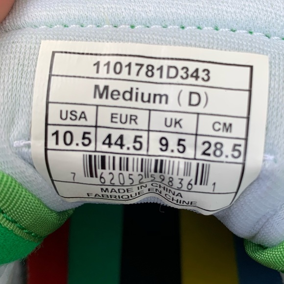 Brooks green and blue tennis shoe. Size 10.5 - Picture 13 of 14